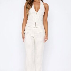 Two Piece Pin Striped Set